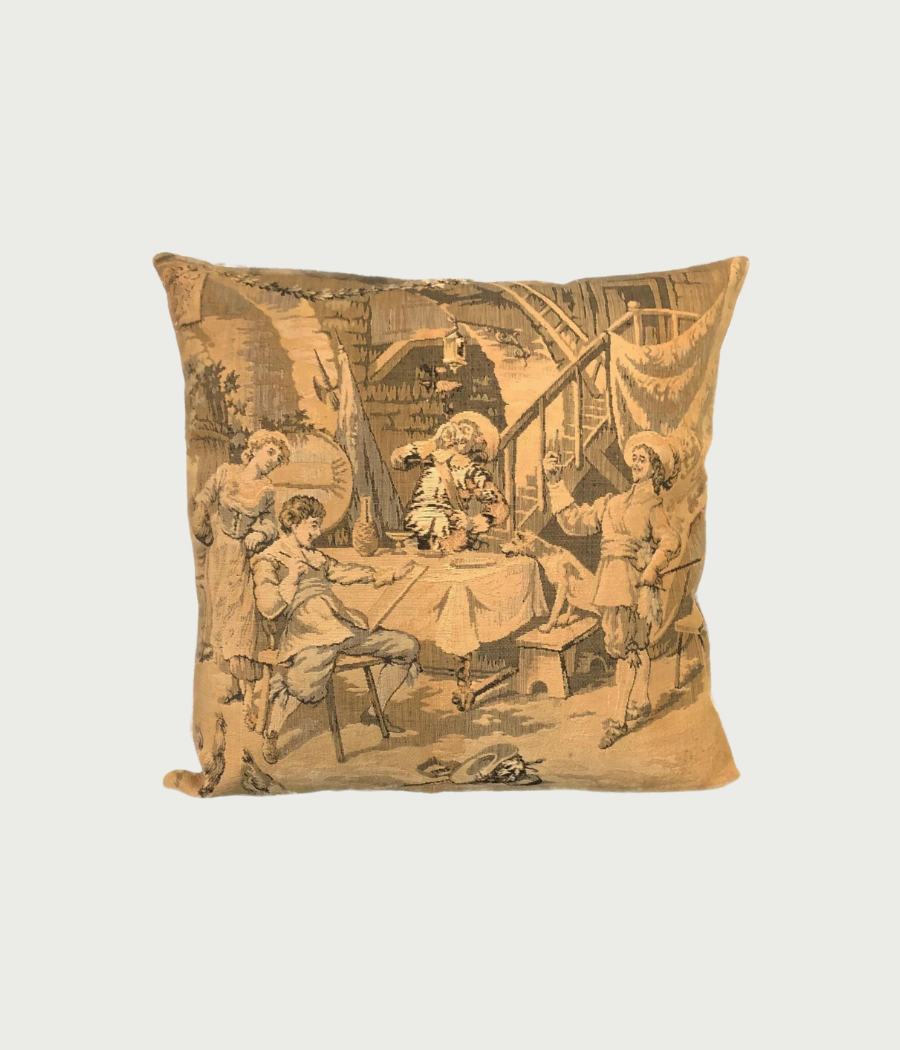 French Tapestry Pillow Cover images